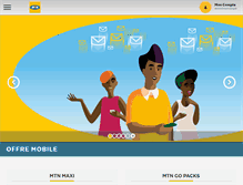 Tablet Screenshot of mtn.bj