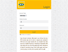 Tablet Screenshot of eselfcare.mtn.com.gh